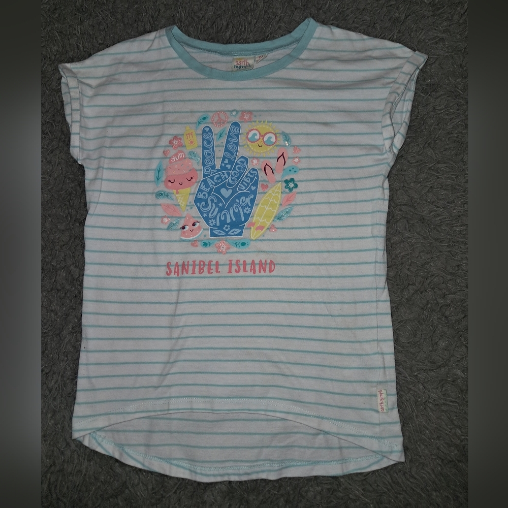 Earth Nymph Striped Tshirt